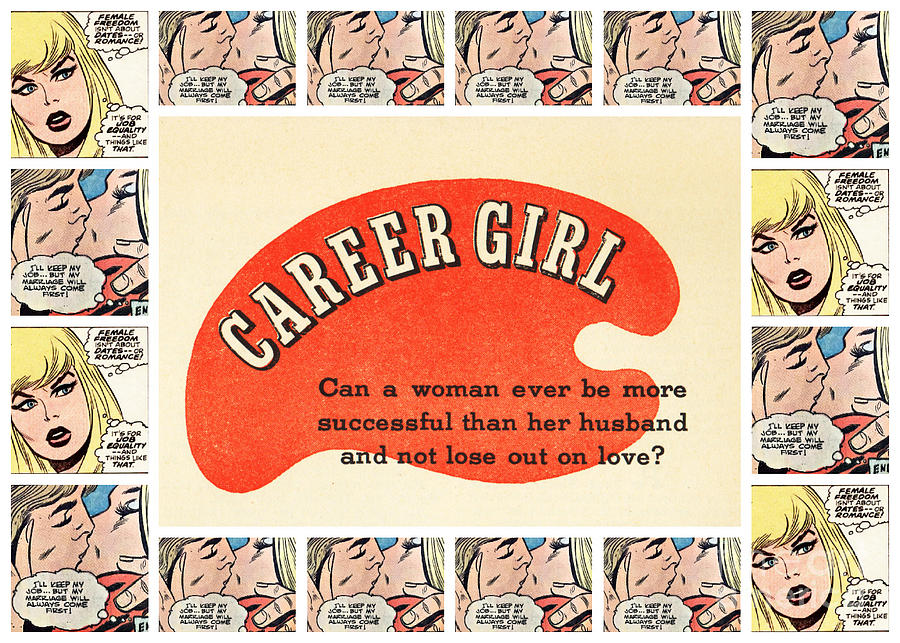 Career Girl Success Mixed Media by Sally Edelstein