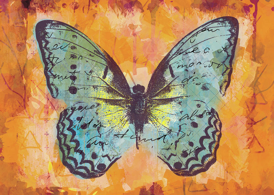 Carefree Butterfly Digital Art by Patricia Glass - Fine Art America