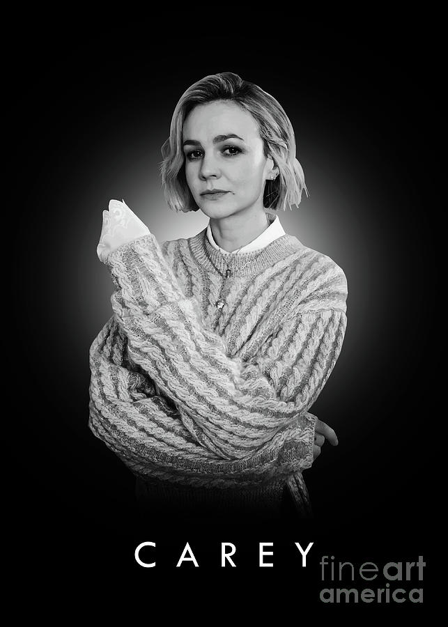 Carey Mulligan Digital Art By Bo Kev Fine Art America