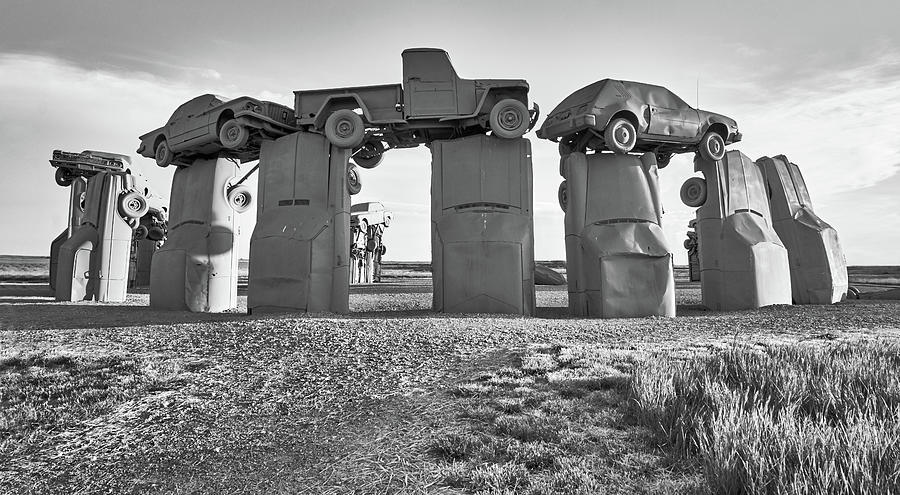 Carhenge Photograph by Jim Hughes