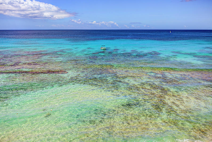 Caribbean Blue Sea               1 Photograph by David Pyatt
