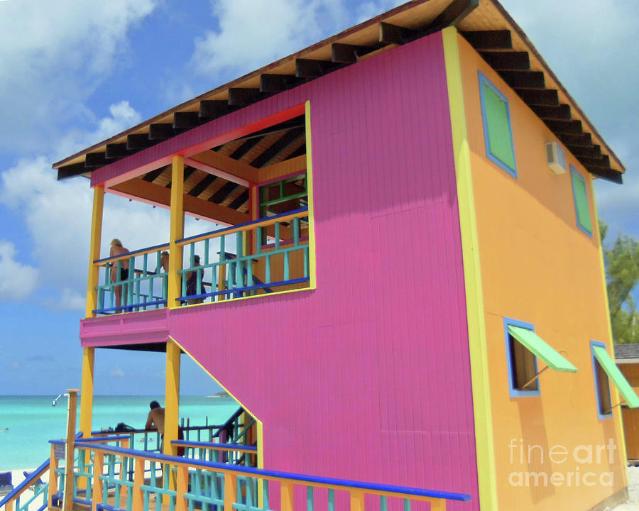 Architecture Photograph - Caribbean Bungalow 4 by Randall Weidner
