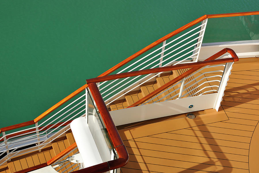 Caribbean Cruise Ship Abstract Photograph by Luke Moore