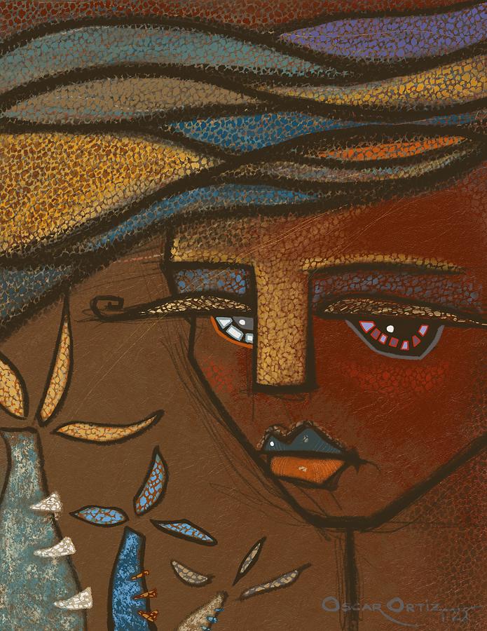 Caribbean Ennui Painting by Oscar Ortiz