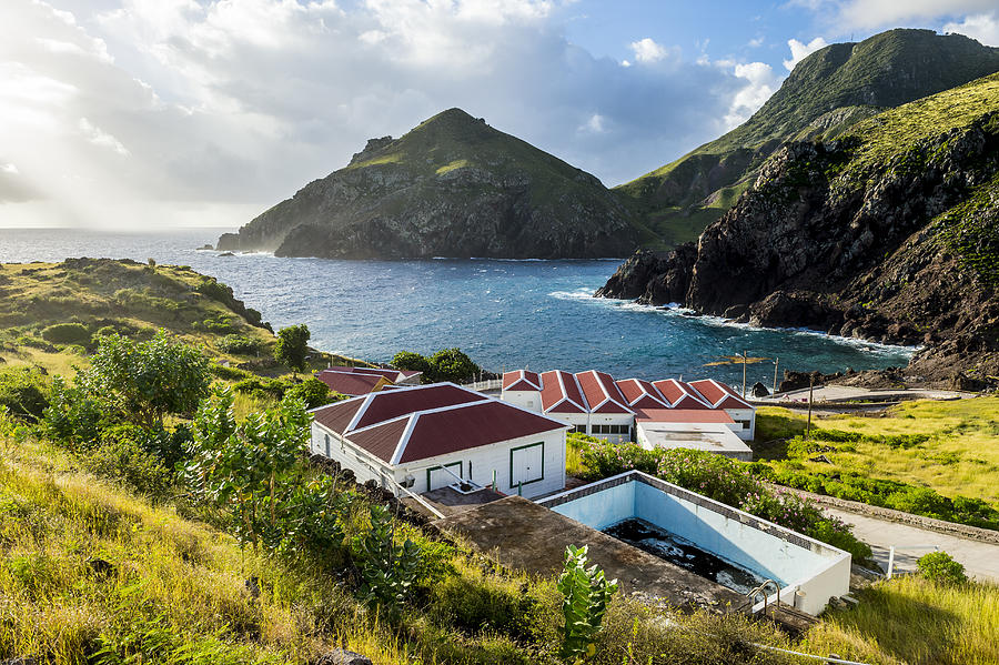 Caribbean, Netherland Antilles, Saba, View to bay Photograph by Westend61