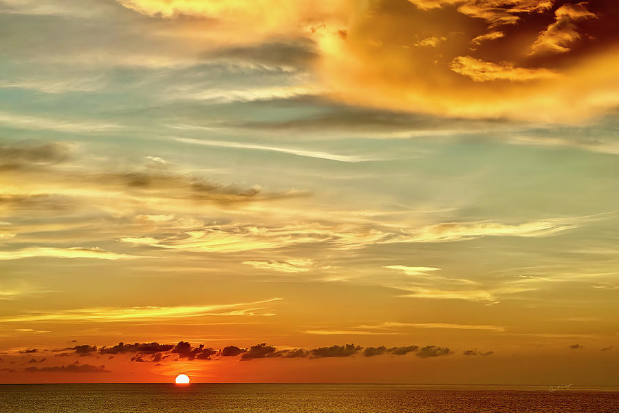 Caribbean Sunrise Photograph by Dan McGeorge