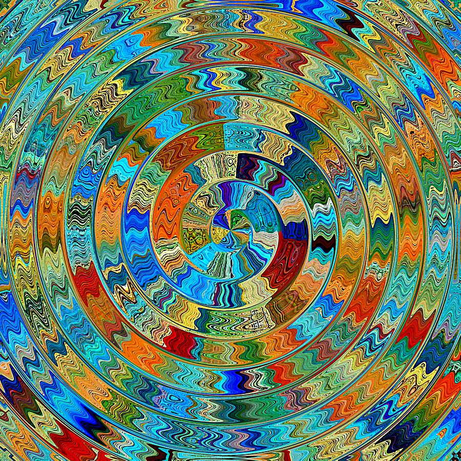 Caribbean Swirl Digital Art by David Manlove