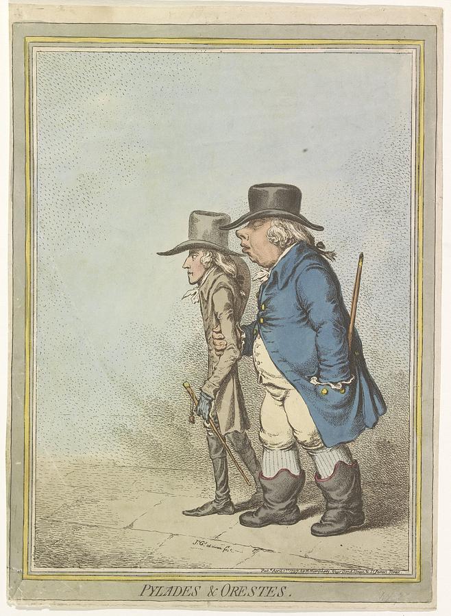 Lily Painting - Caricature of William V, 1797, James Gillray, 1797 by MotionAge Designs