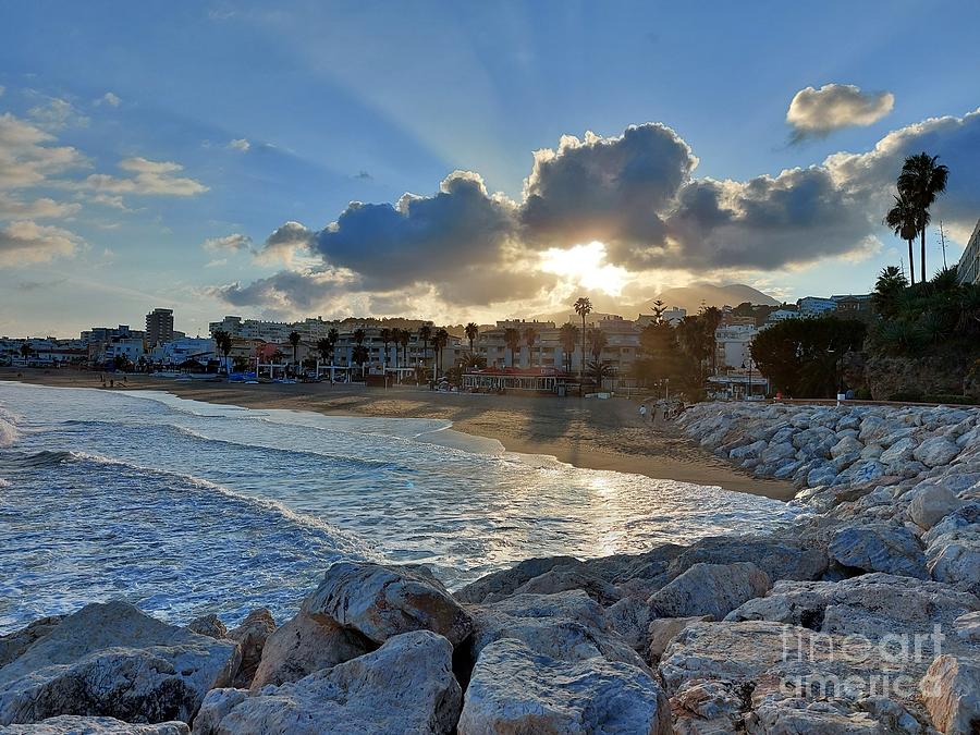 Carihuela Beach in Torremolinos Photograph by Chani Demuijlder