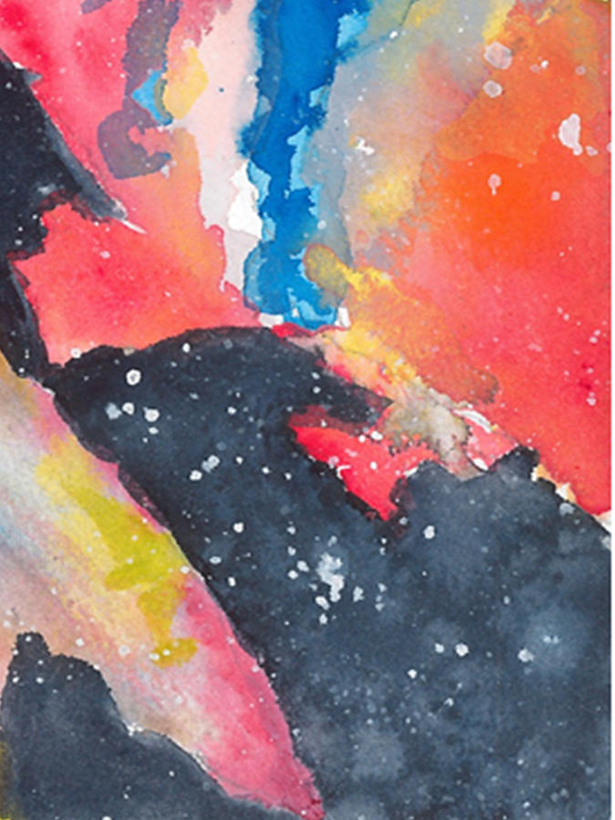 Carina Nebula Painting by Diane Chinn