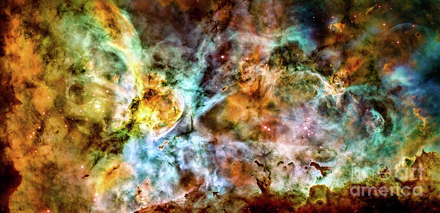 Carina Nebula in High Resolution    Photograph by M G Whittingham