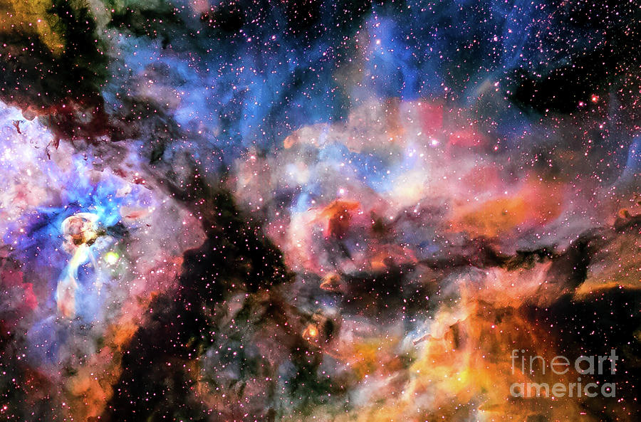 Carinae Nebula Hubble Space Telescope Photograph by M G Whittingham