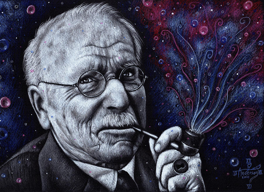 Space Drawing - Carl Jung - Spaced Out by Jonathan Anderson
