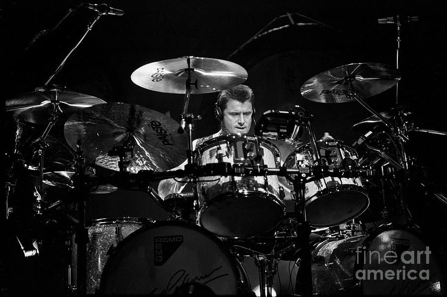 Carl Palmer Emerson, Lake and Palmer Photograph by Concert Photos