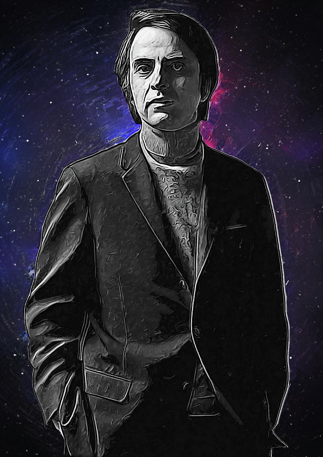 Carl Sagan Digital Art by Smh Yrdbk | Fine Art America