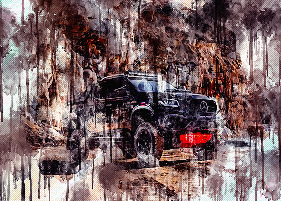 Carlex Design Tuning Mercedes Benz X Class Exy Extreme Offroad 2019 Cars Painting By Sissy Angelastro