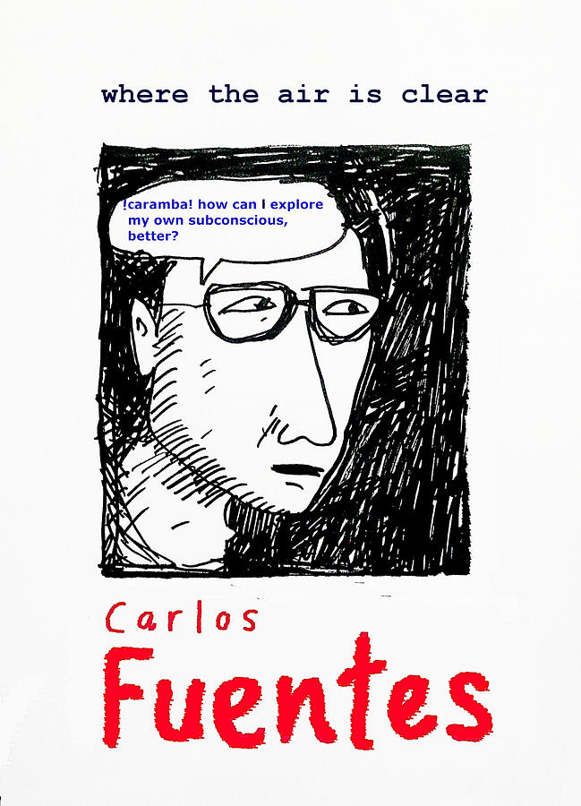 Magic Drawing - Carlos Fuentes Novel Air  by Paul Sutcliffe