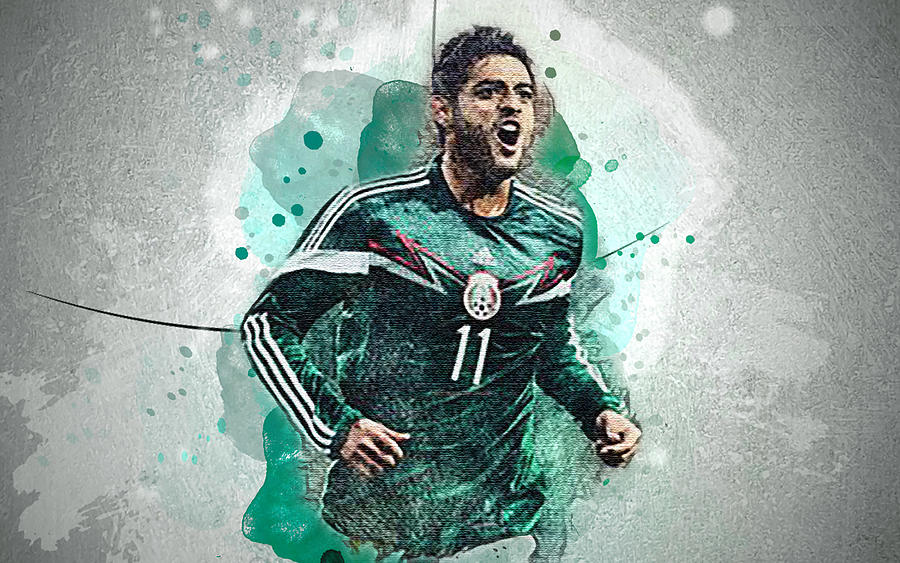 Carlos Vela Mexican Football Team Artwork Soccer Vela Footballers