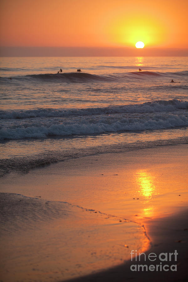 Carlsbad Beach Sunset Photograph by Catherine Walters