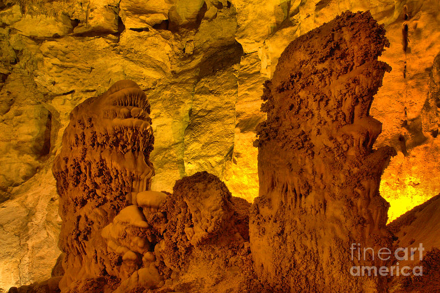 Carlsbad Caverns Towering Formations Photograph by Adam Jewell