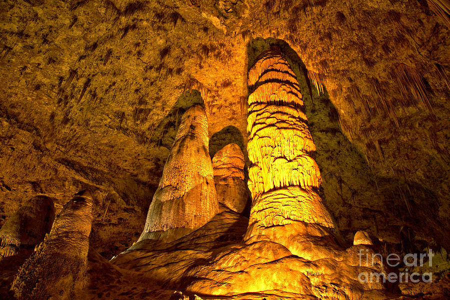 Carlsbad Giant Underground Towers Photograph by Adam Jewell