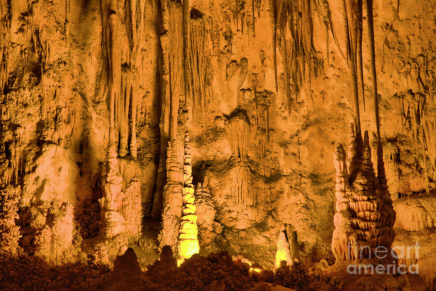 Carlsbad New Mexico Cave Decorations Photograph by Adam Jewell