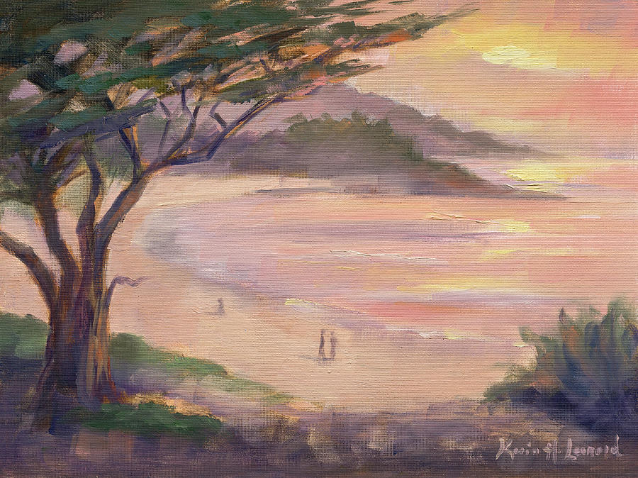 Carmel Beach Romance Painting