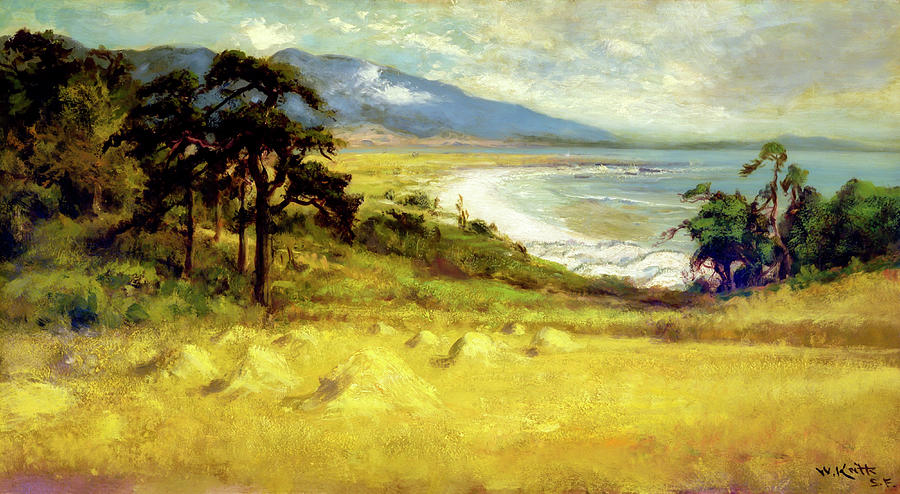 Carmel by the Sea by William Keith Painting by William Keith