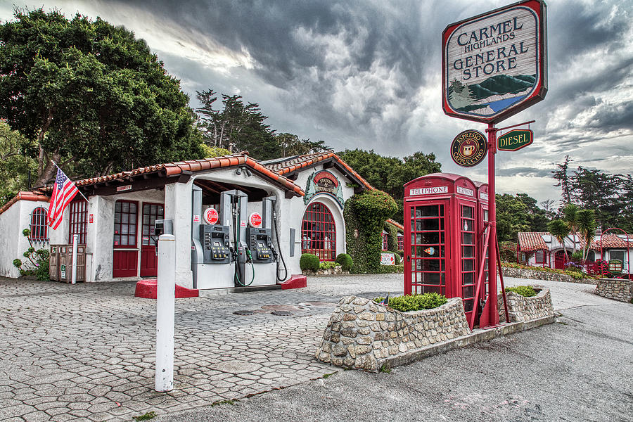 Carmel Highlands Gas Station Photograph by Kelly Fine Art America