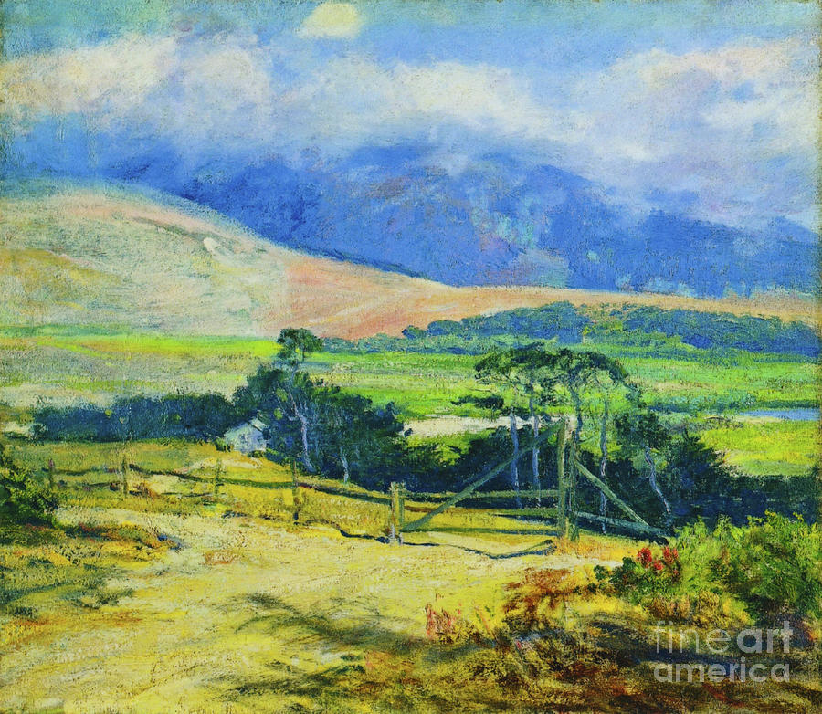 Carmel Hills California Painting by Peter Ogden