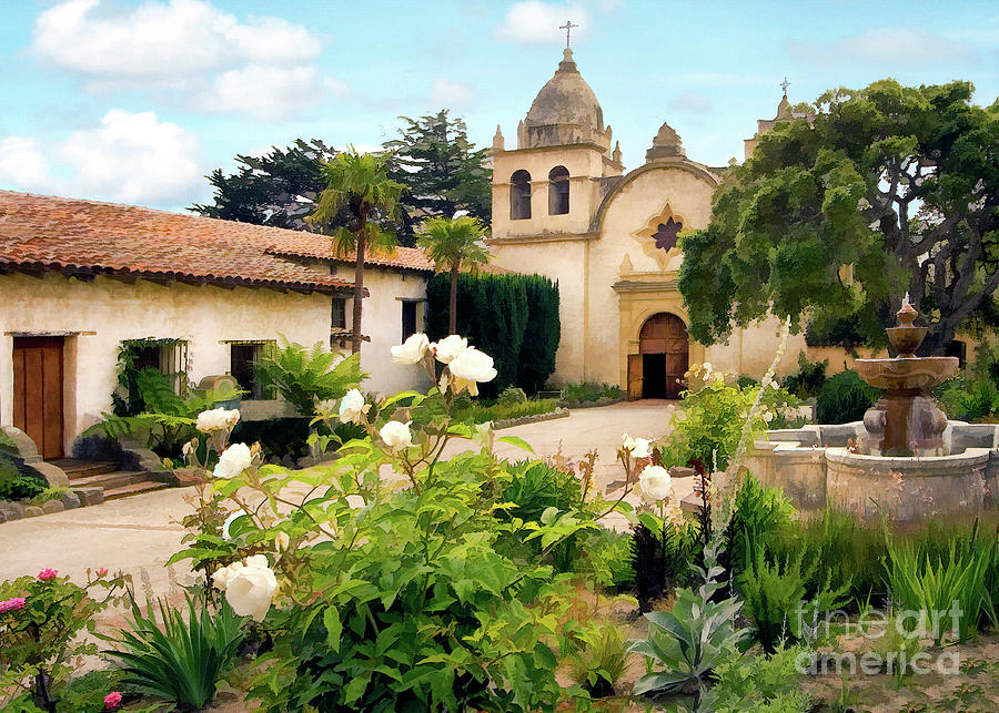 Carmel Mission Photograph by Sharon Foster