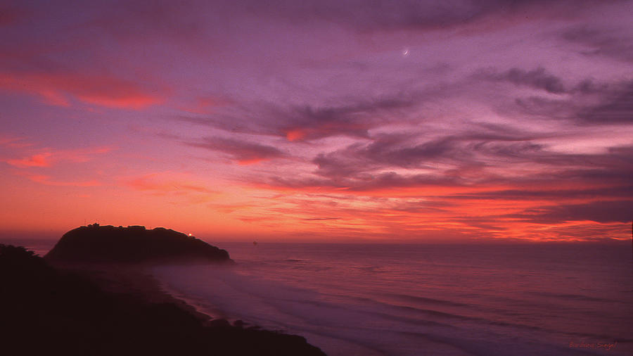 Carmel Sunset Photograph by Barbara Siegel