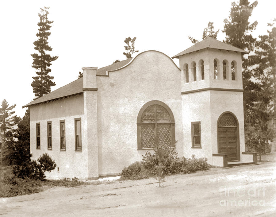 Carmels Photograph - Carmels Methodist Episcopal Church 1910 by Monterey County Historical Society
