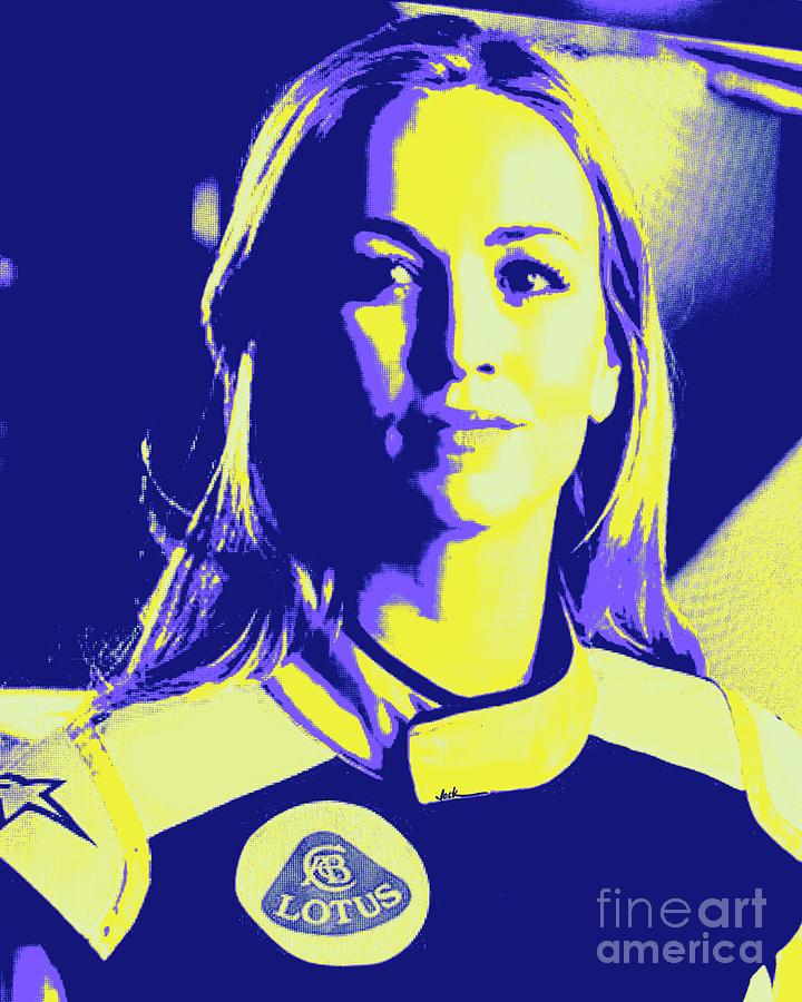 Carmen Painting - Carmen Jorda Upclose by Jack Bunds Carmen Painting - Carmen Jorda Upclose by Jack Bunds
