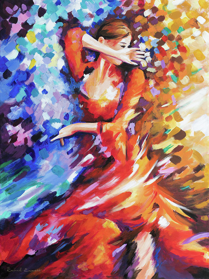 Carmen Painting by Rachel Emmett