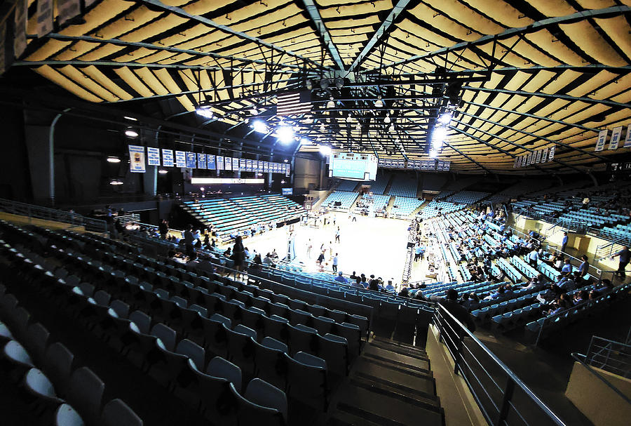Michael Jordan Mixed Media - Carmichael Auditorium in Chapel Hill North Carolina by Brian Reaves