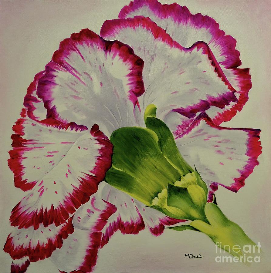Carnation Painting by Mary Deal