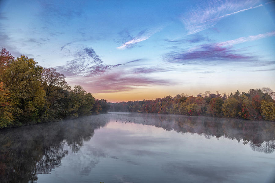 Carnegie Lake Morning Photograph by Steven Richman