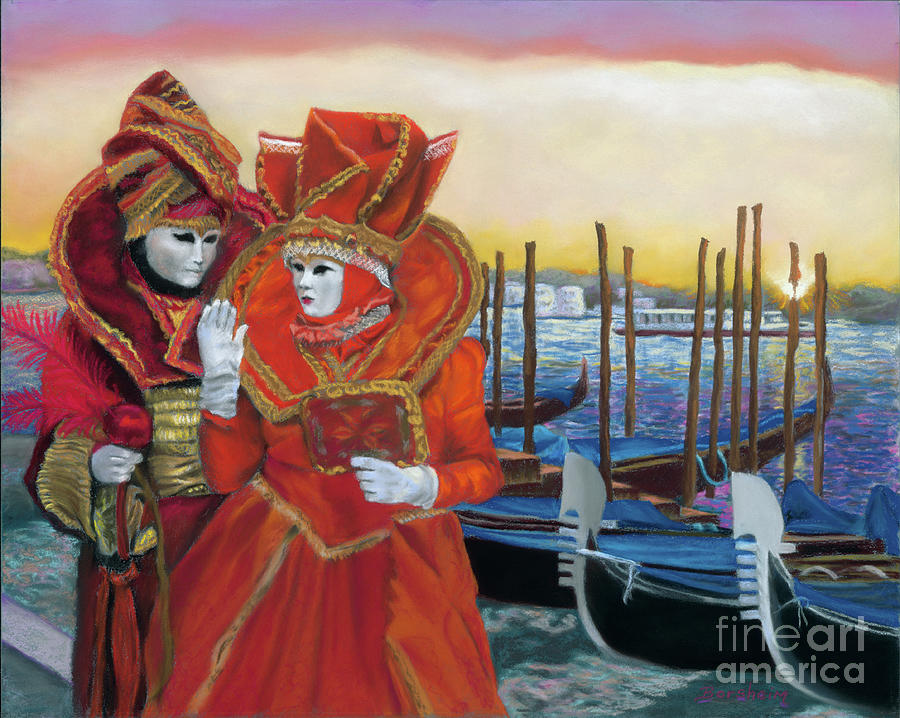 Boat Pastel - Carnevale Sunrise by Kelly Borsheim