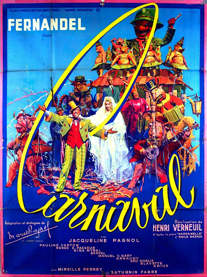 Carnival, 1953 Mixed Media by Movie World Posters