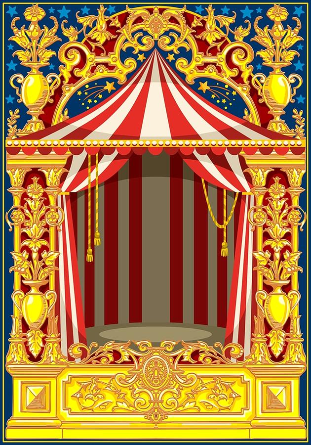 Carnival Circus Digital Art by Gary Zalatan