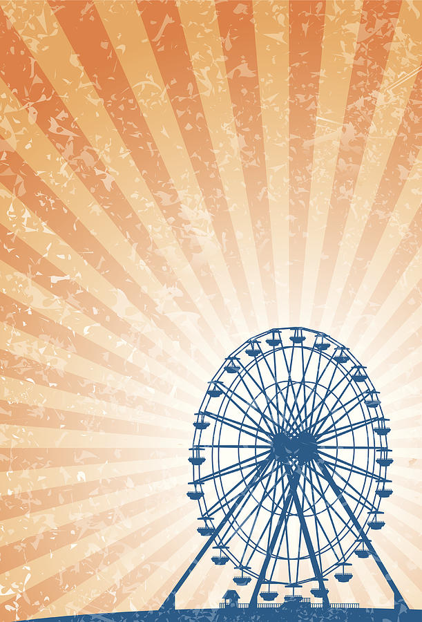 Carnival Ferris Wheel Drawing by Big_Ryan