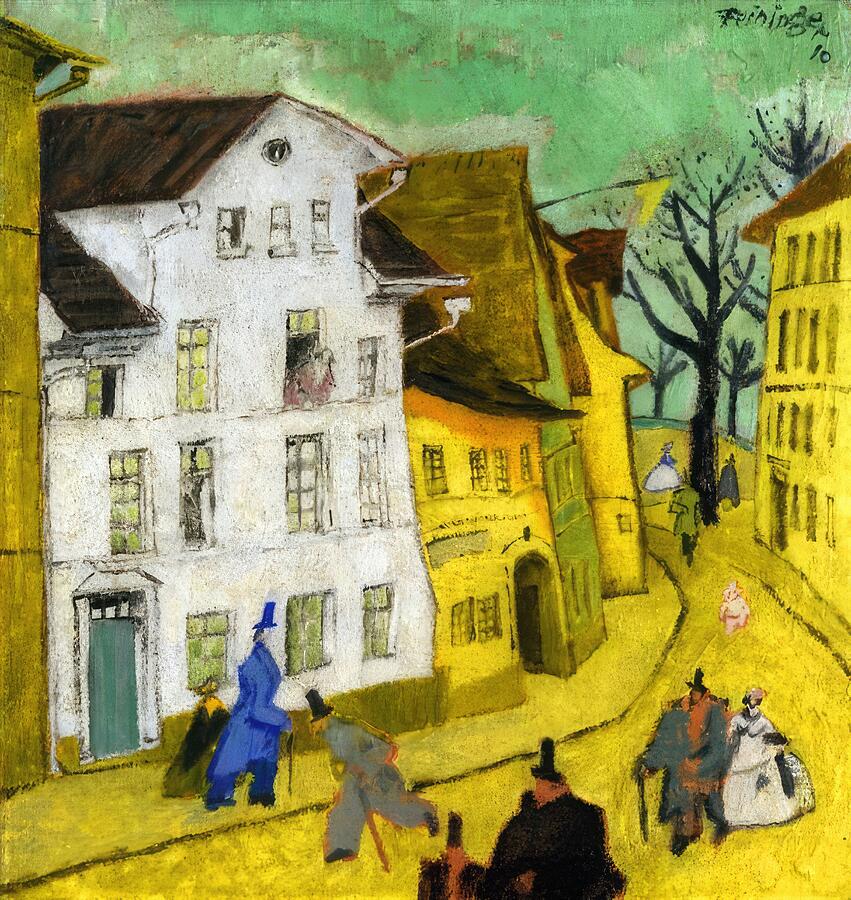 Carnival in Arcueil by Lyonel Feininger Painting by Lyonel Feininger Carnival in Arcueil by Lyonel Feininger Painting by Lyonel Feininger