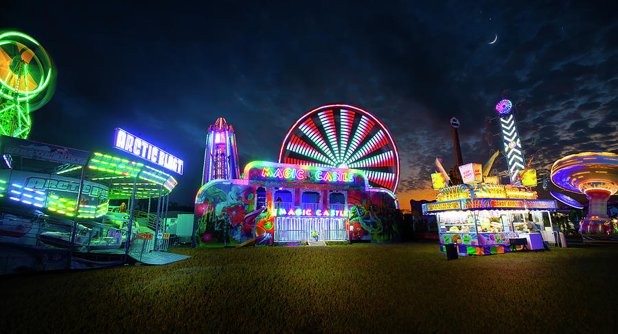 Carnival Lights and Midway Delights Photograph by Mark Andrew Thomas