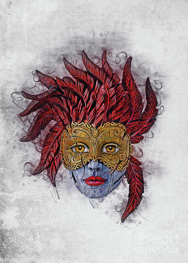 Carnival Mask Art Digital Art