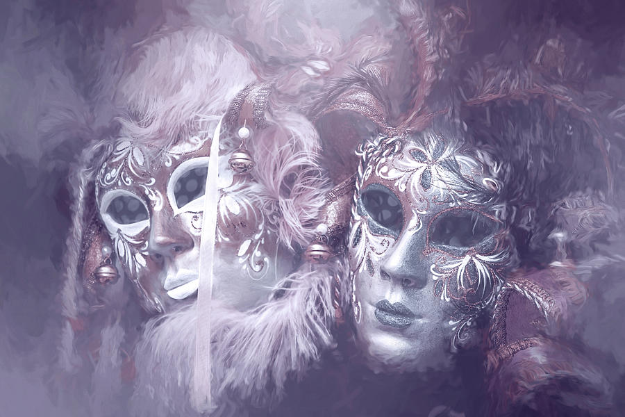 Fantasy Photograph - Carnival Masks of Venice Italy  by Carol Japp
