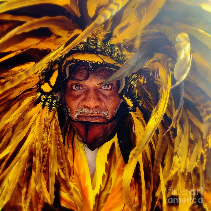 Feather Photograph - Carnival Trinidad by Christine Mignon
