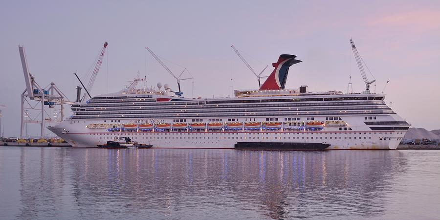 Carnival Victory ready for renovation Photograph by Bradford Martin