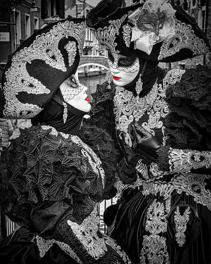 Carnivale In Black And White Photograph by Chris Lord