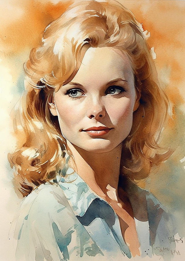 Carol Lynley Digital Art by Thuy Dinh Thi - Pixels